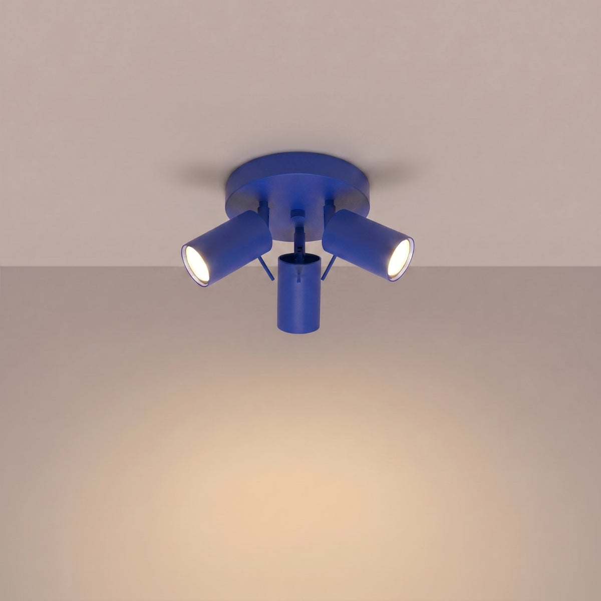 Ceiling lamp RING 3P ultramarine