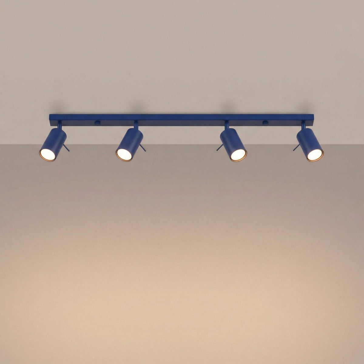 Ceiling lamp RING 4L ultramarine