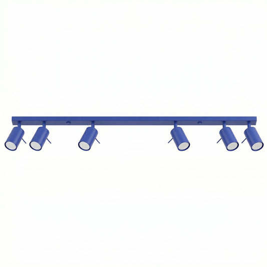 Ceiling lamp RING 6L ultramarine