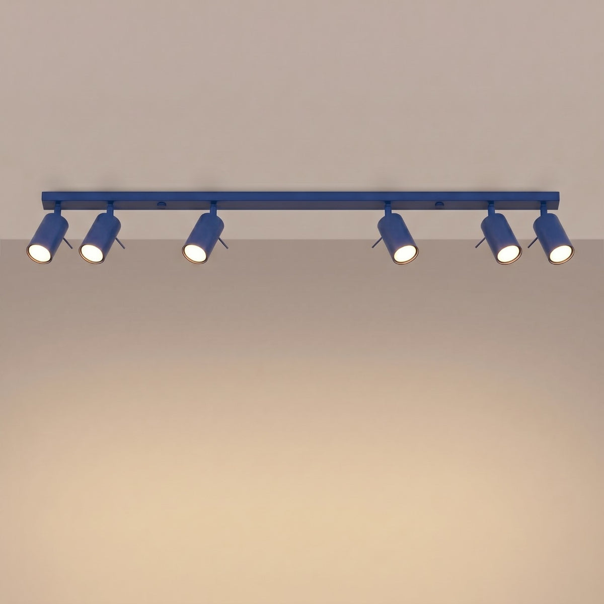 Ceiling lamp RING 6L ultramarine