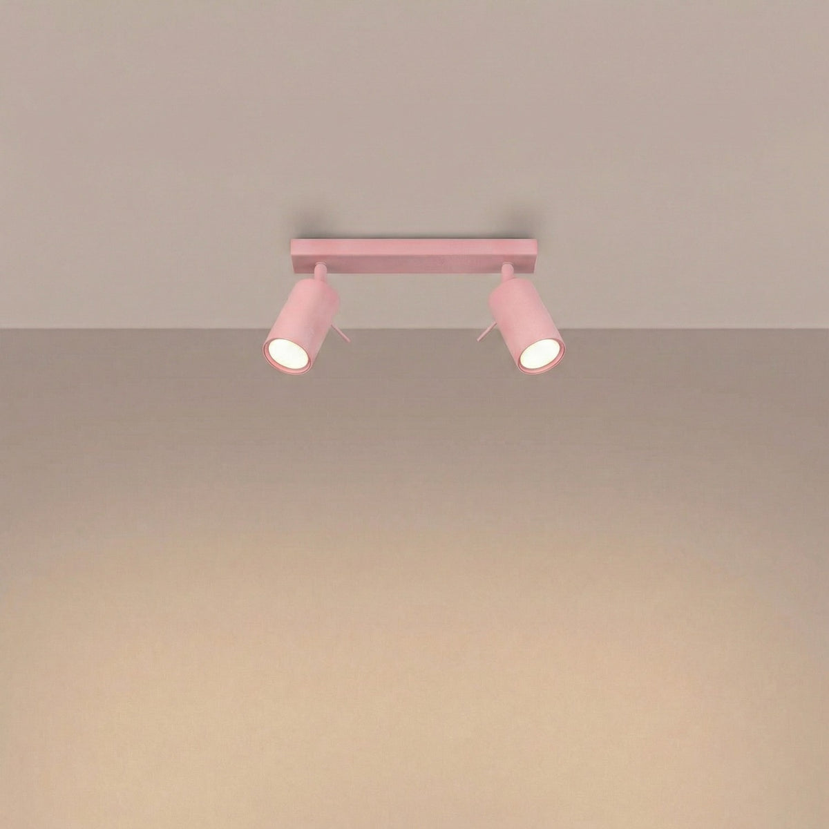 Ceiling lamp RING 2 pink