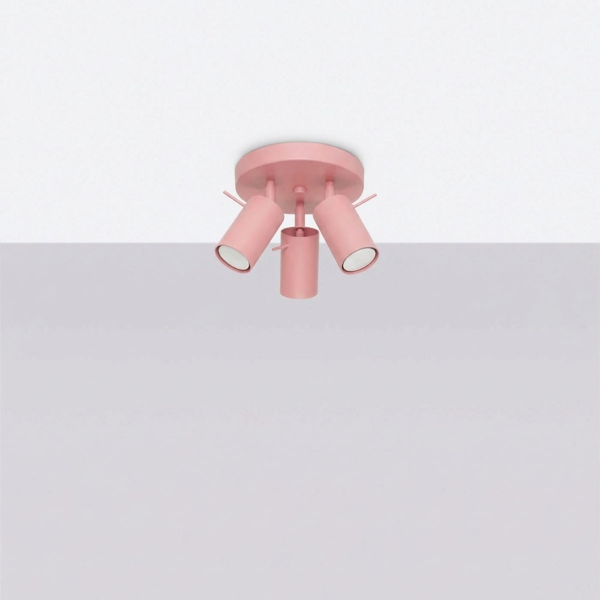 Ceiling lamp RING 3P pink