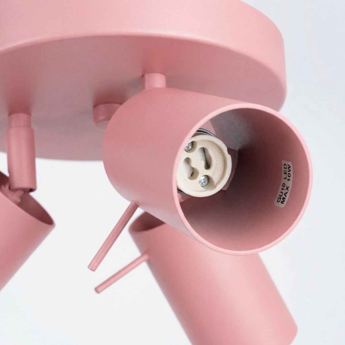 Ceiling lamp RING 3P pink