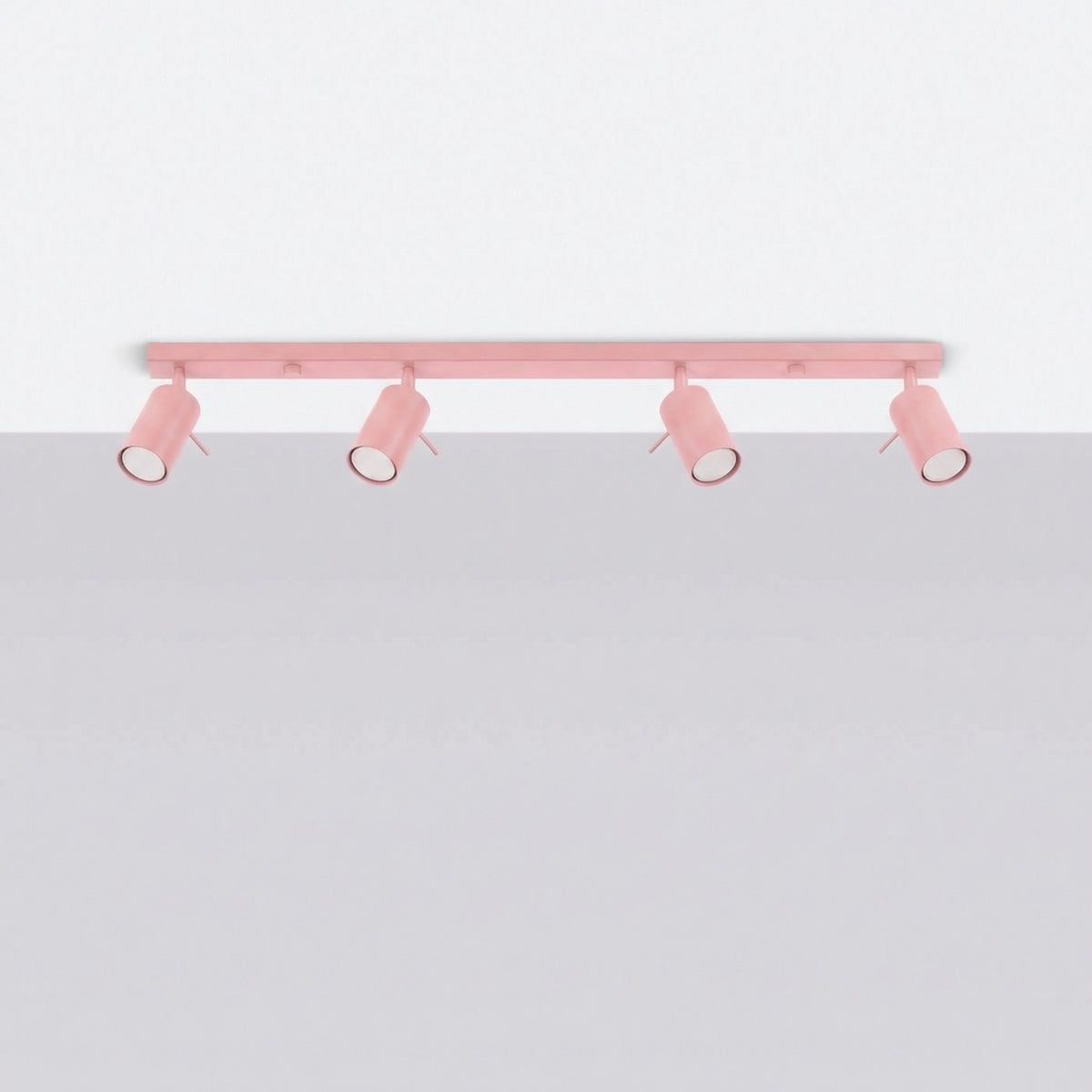 Ceiling lamp RING 4L pink