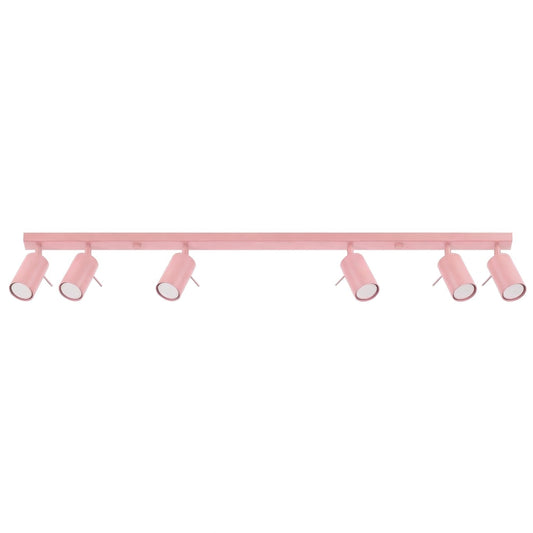Ceiling lamp RING 6L pink