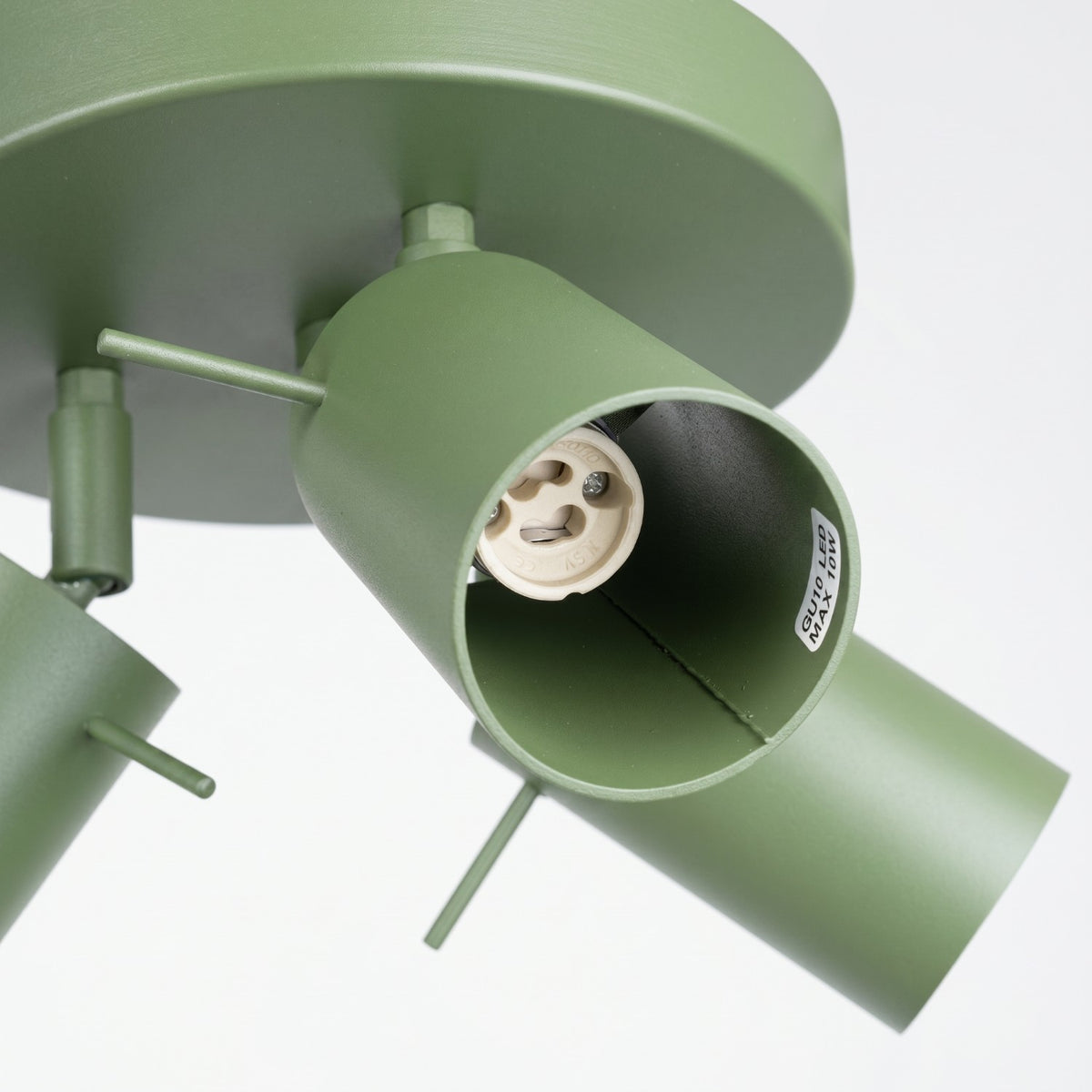 Ceiling lamp RING 3P sage