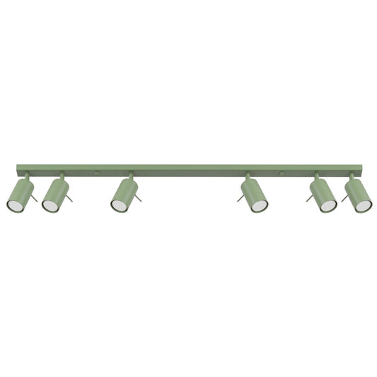 Ceiling lamp RING 6L sage