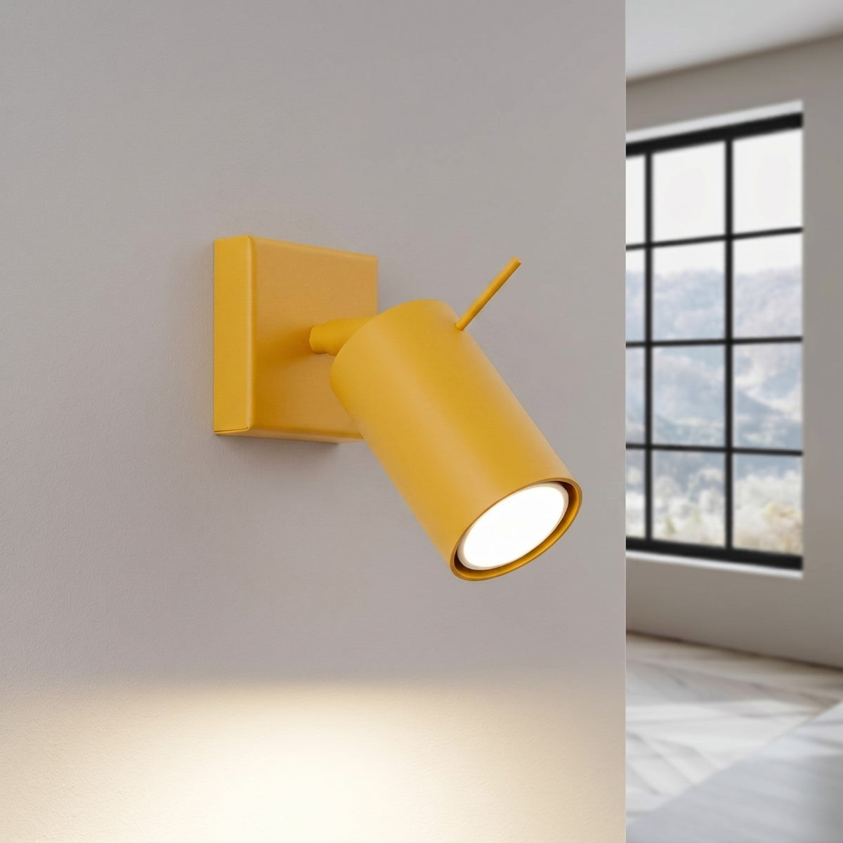 Wall lamp RING yellow