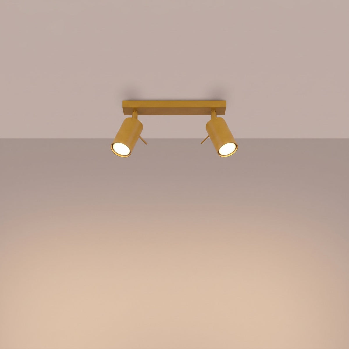 Ceiling lamp RING 2 yellow