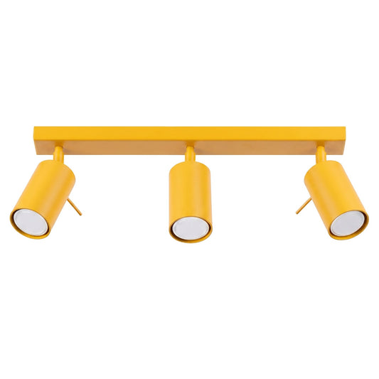 Ceiling lamp RING 3L yellow