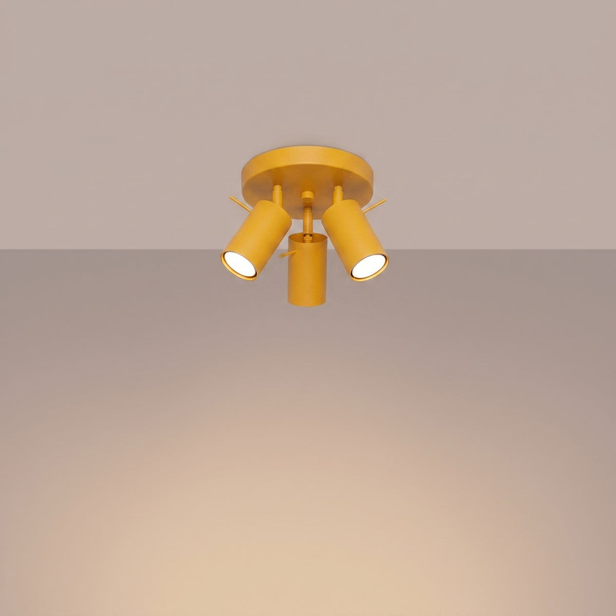 Ceiling lamp RING 3P yellow
