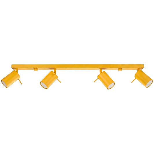 Ceiling lamp RING 4L yellow