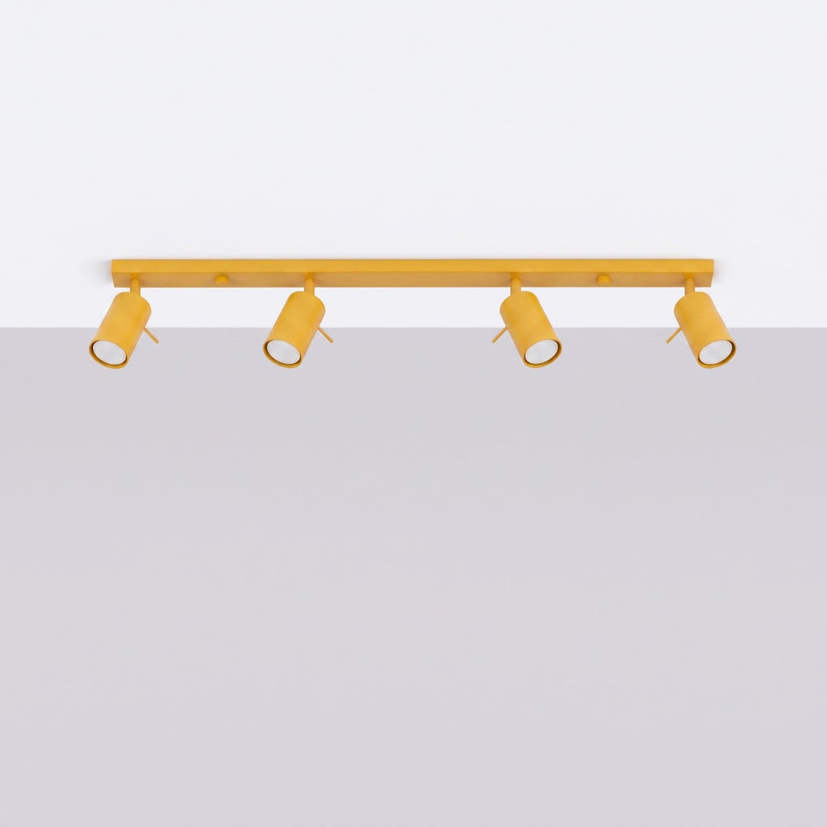 Ceiling lamp RING 4L yellow