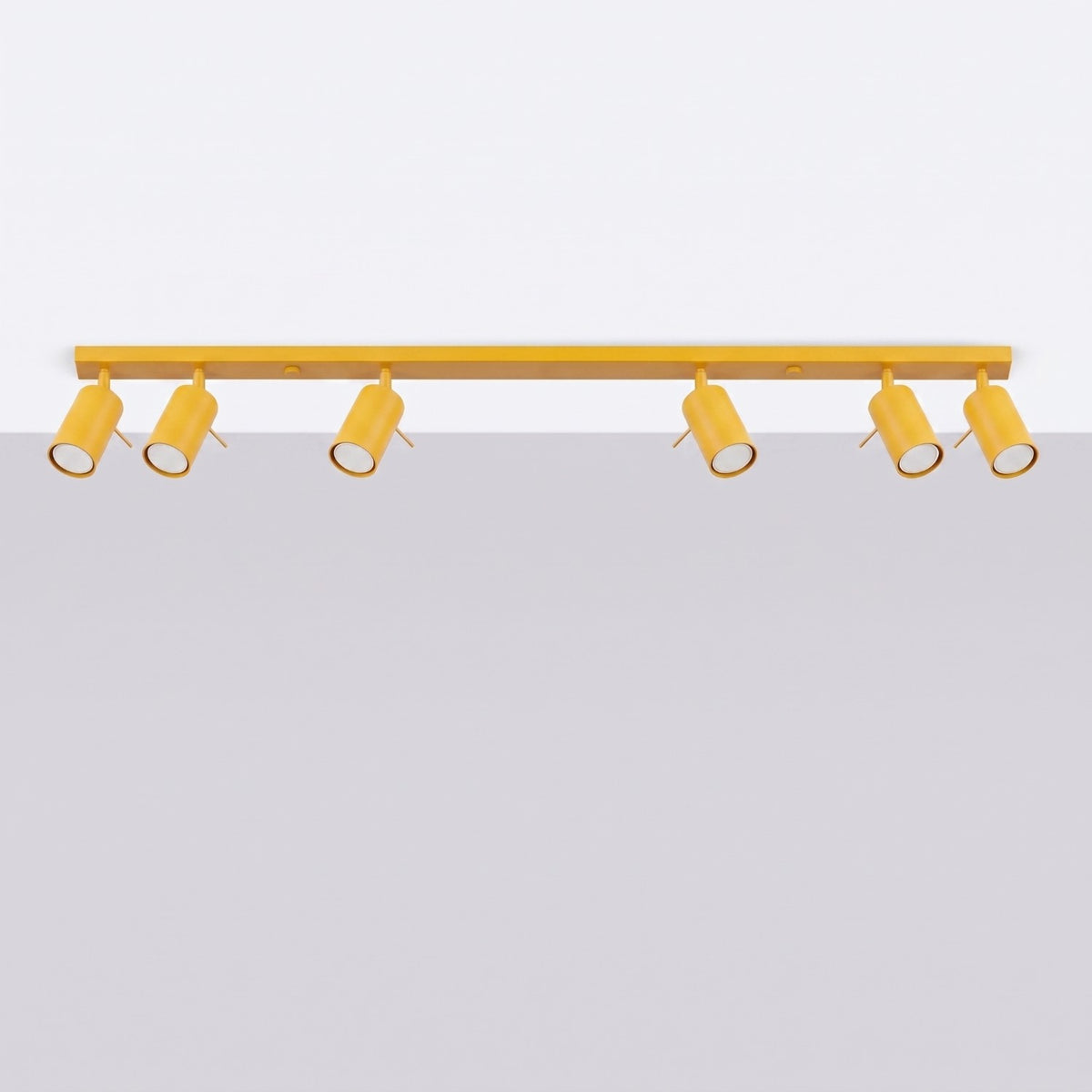 Ceiling lamp RING 6L yellow