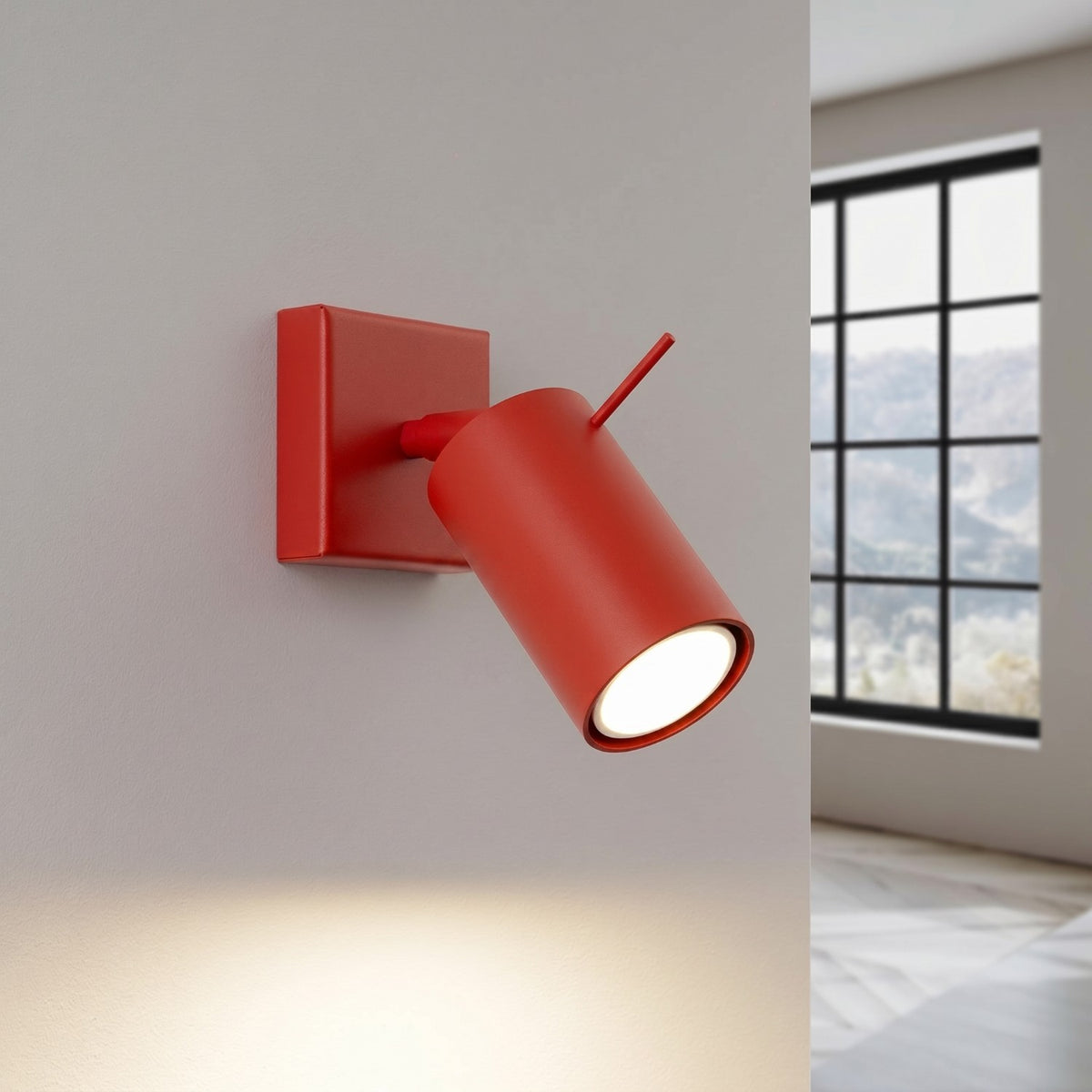 Wall lamp RING red