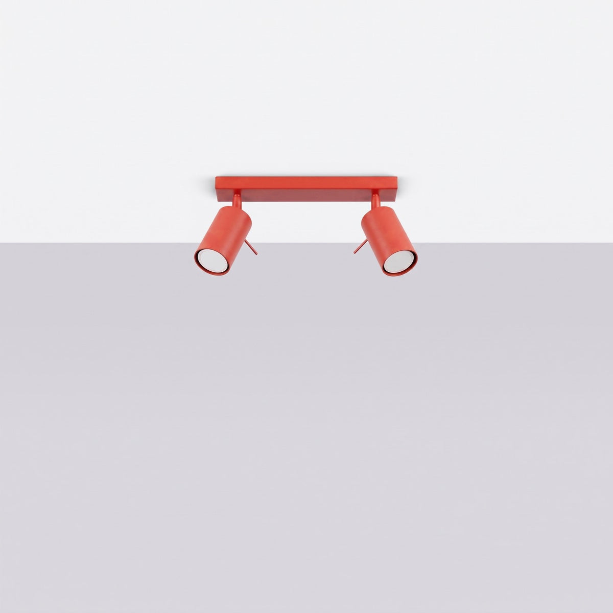 Ceiling lamp RING 2 red
