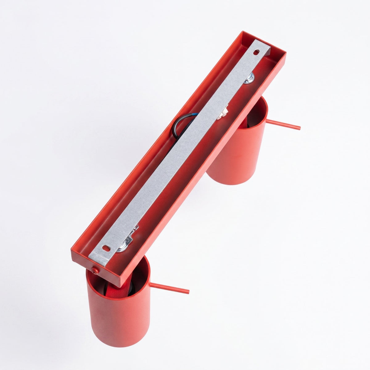 Ceiling lamp RING 3L red
