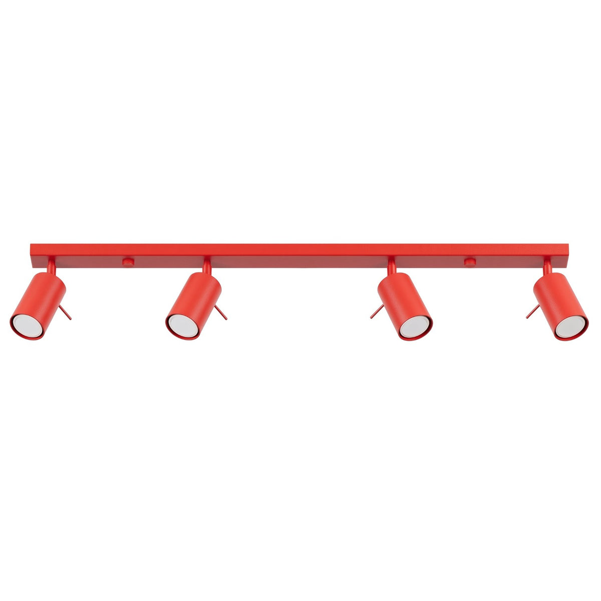 Ceiling lamp RING 4L red