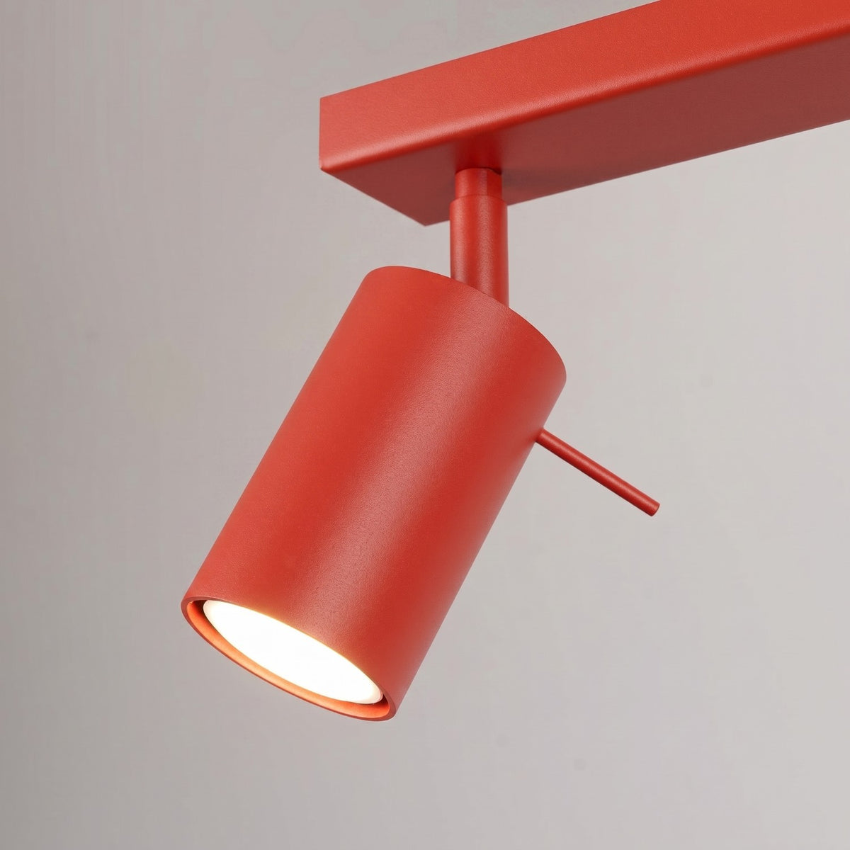 Ceiling lamp RING 4L red