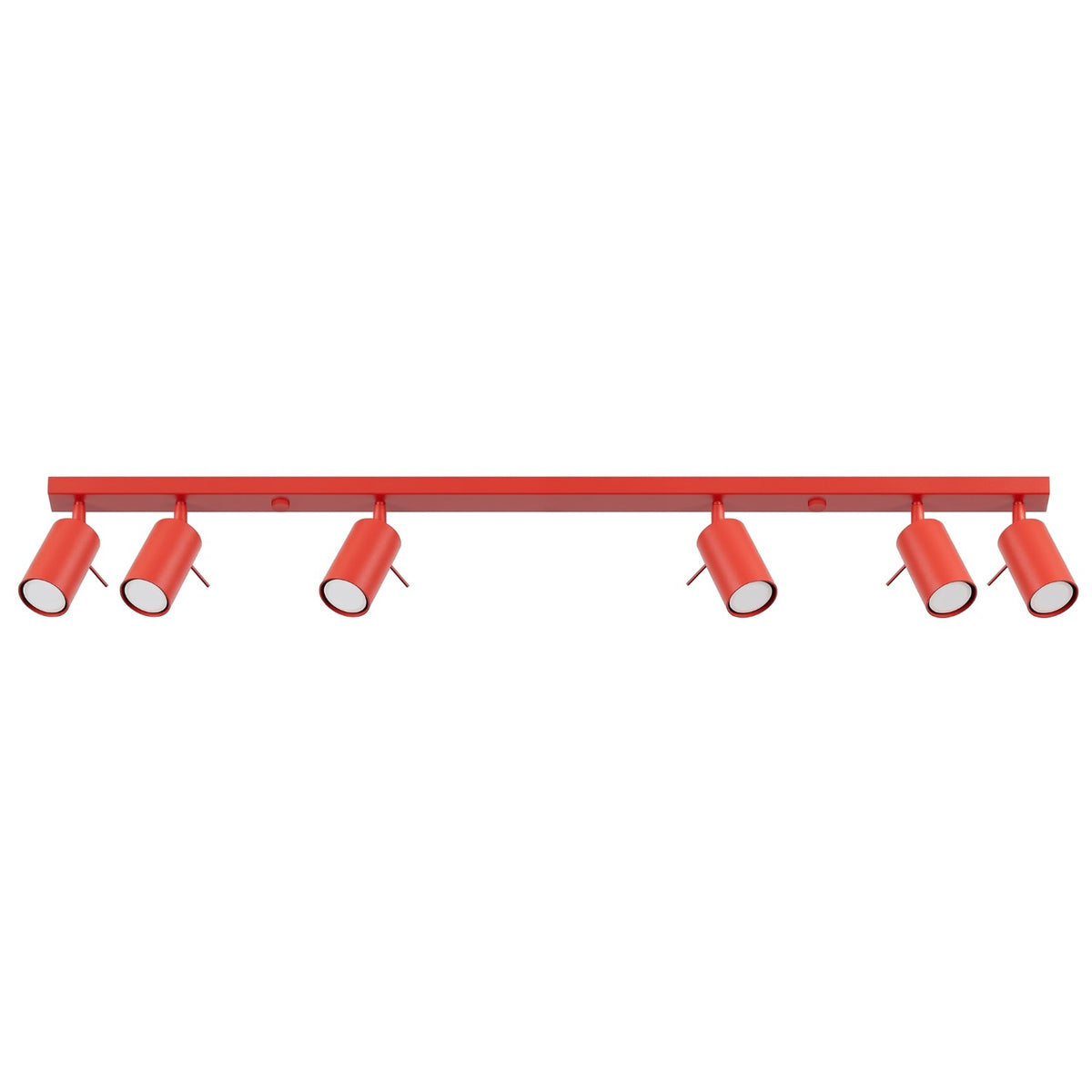 Ceiling lamp RING 6L red