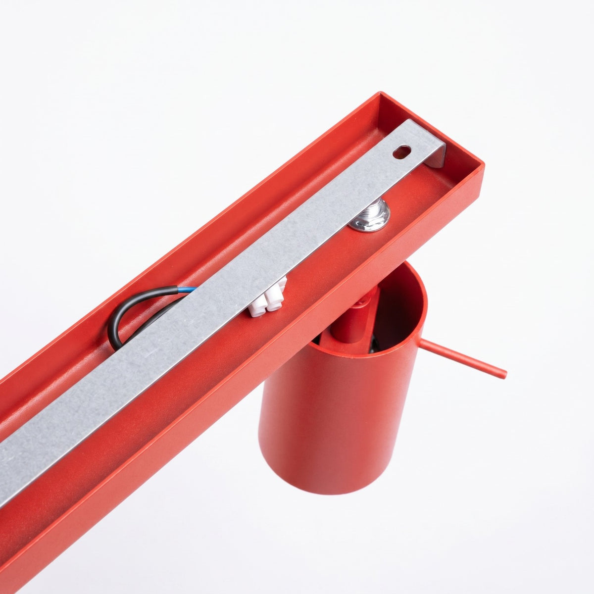Ceiling lamp RING 6L red