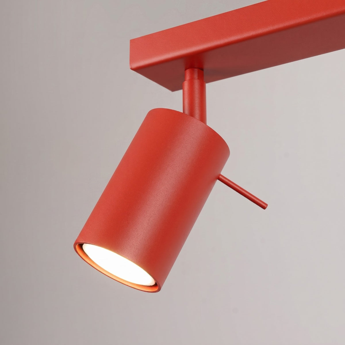 Ceiling lamp RING 6L red
