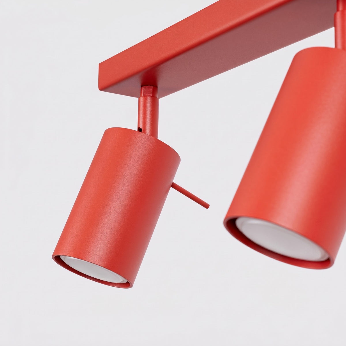 Ceiling lamp RING 6L red