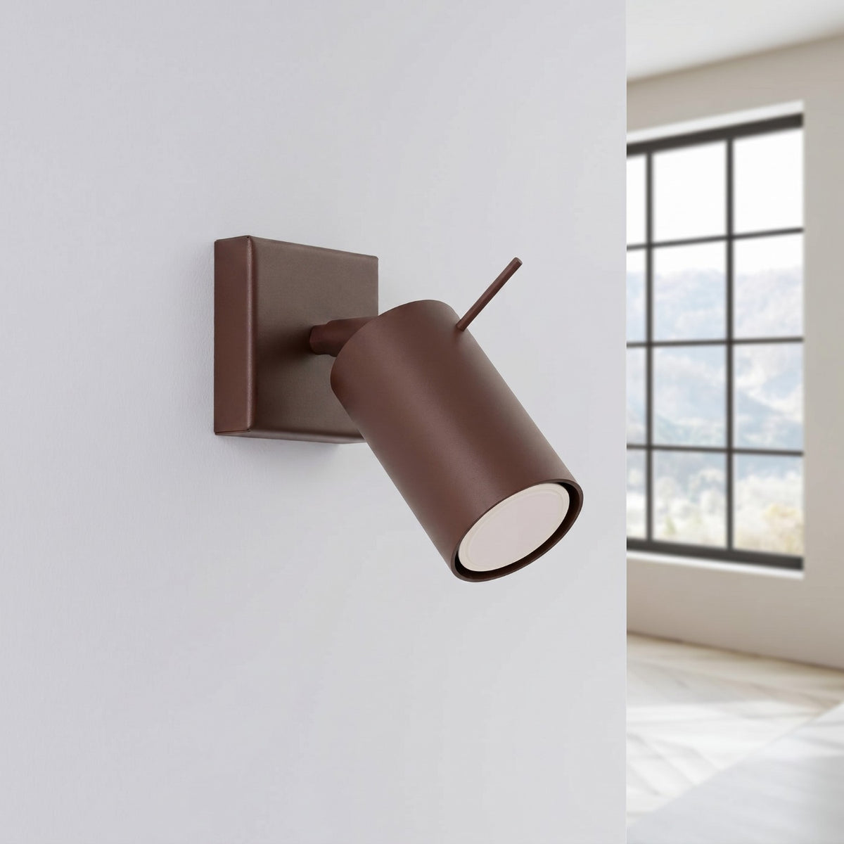 Wall lamp RING brown