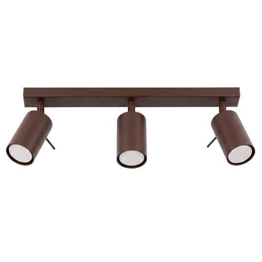 Ceiling lamp RING 3L brown