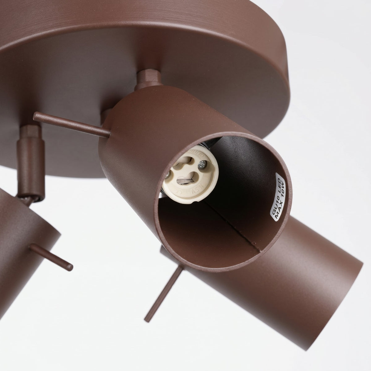 Ceiling lamp RING 3P brown