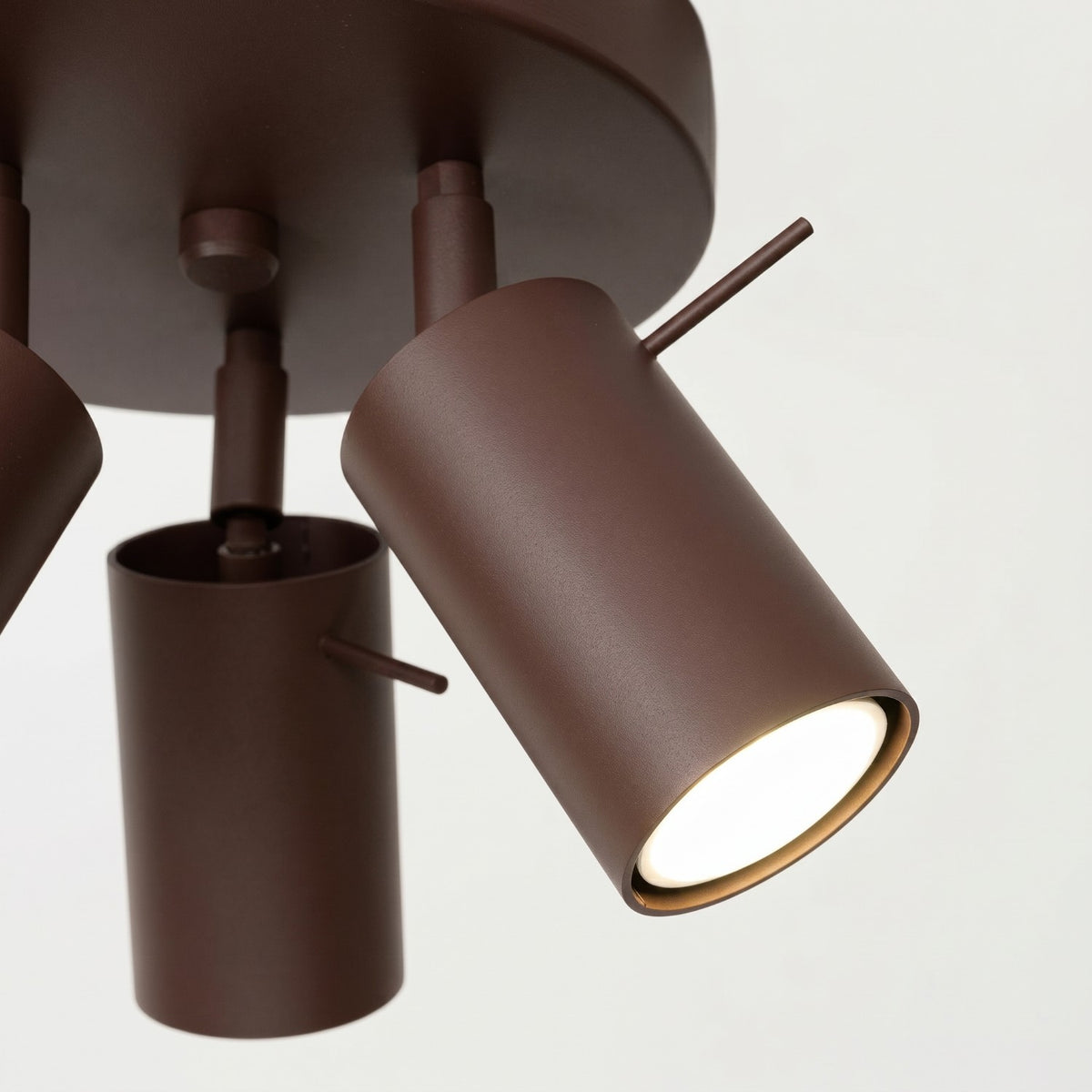 Ceiling lamp RING 3P brown