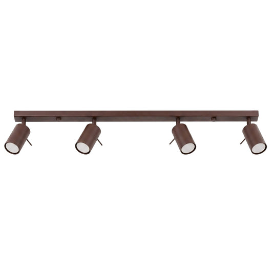 Ceiling lamp RING 4L brown