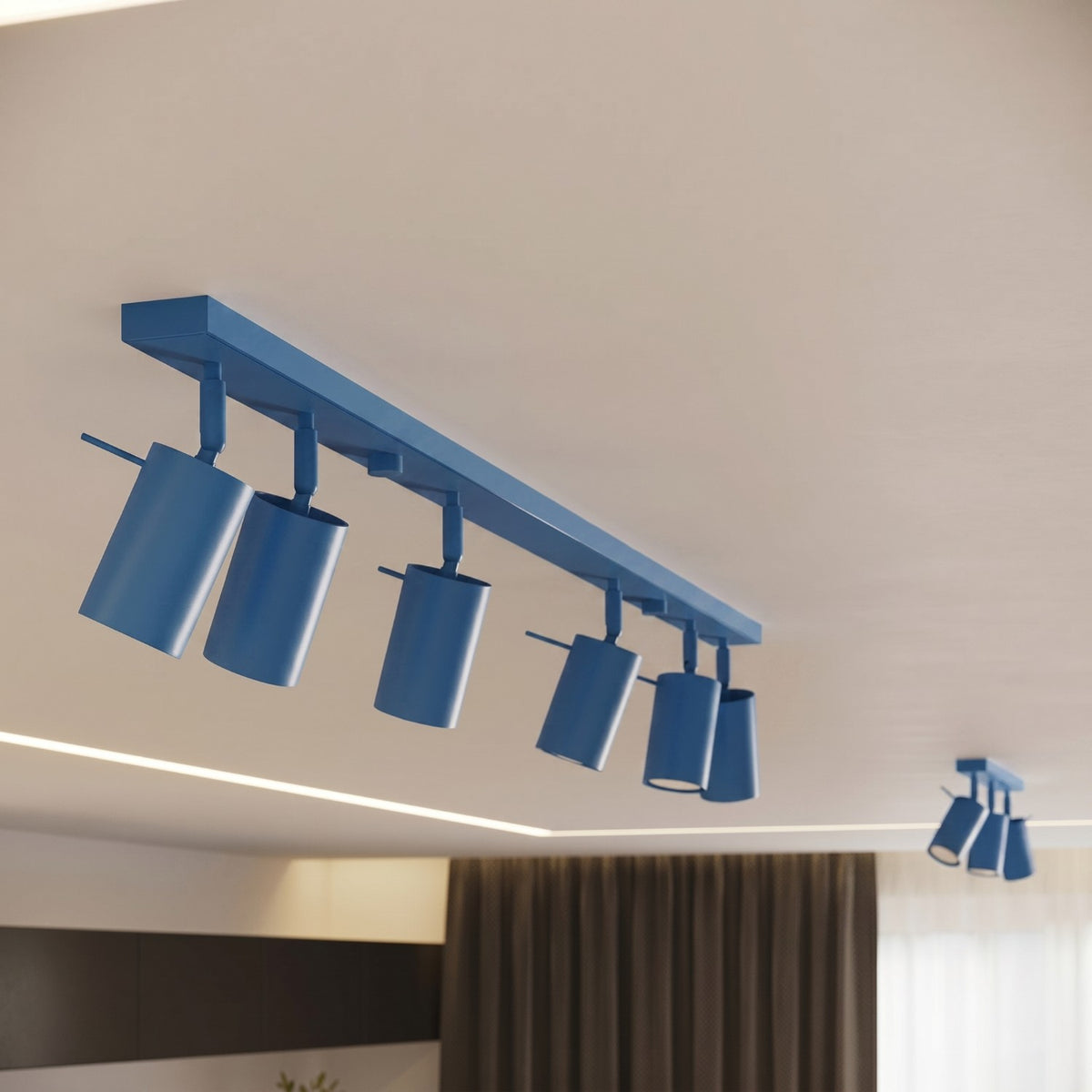 Wall lamp RING azure
