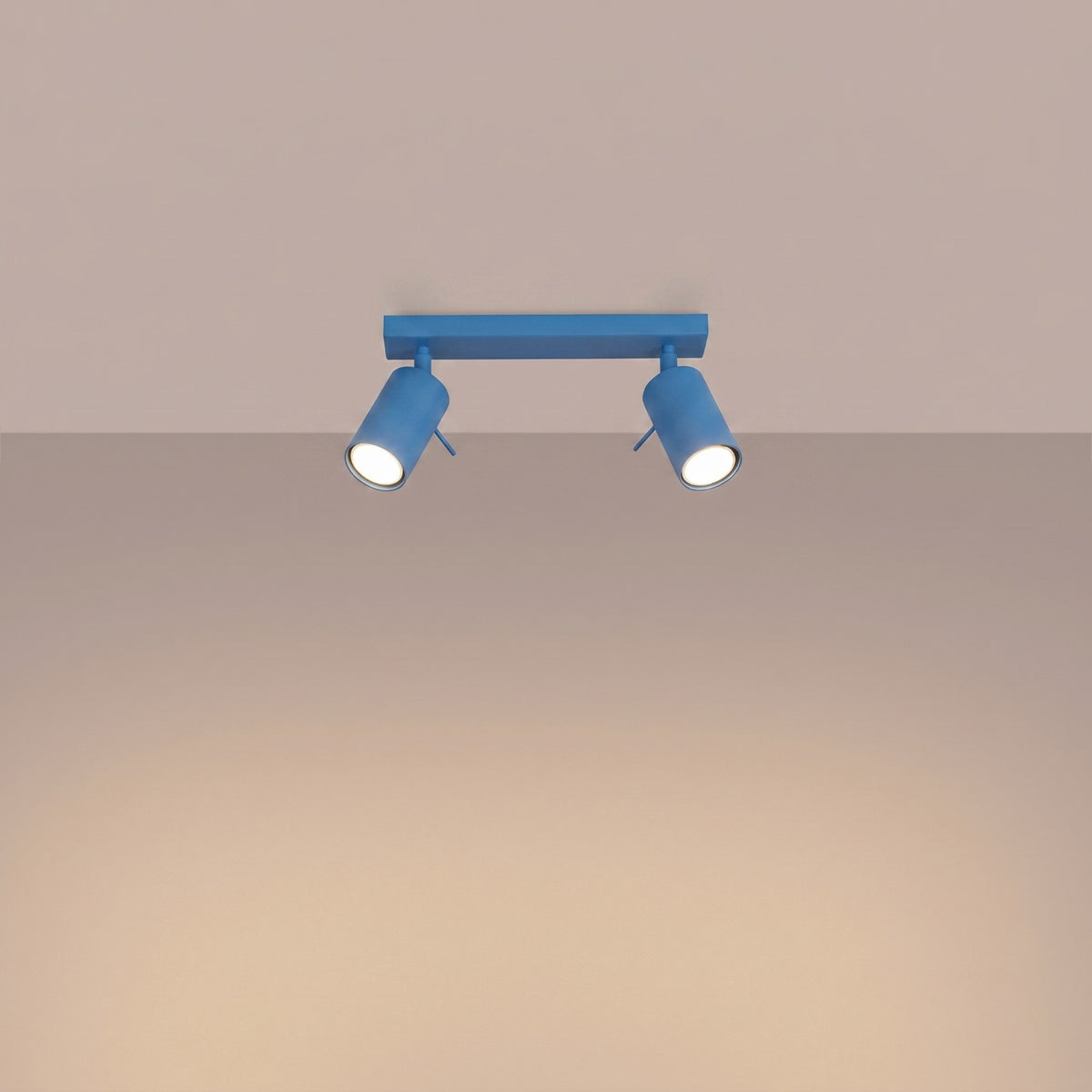 Ceiling lamp RING 2 azure