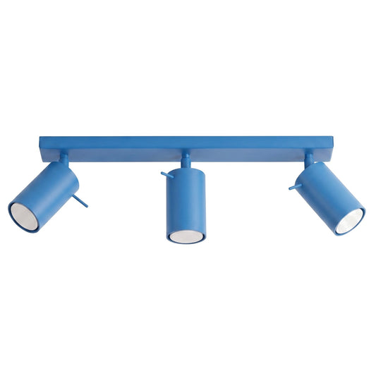 Ceiling lamp RING 3L azure