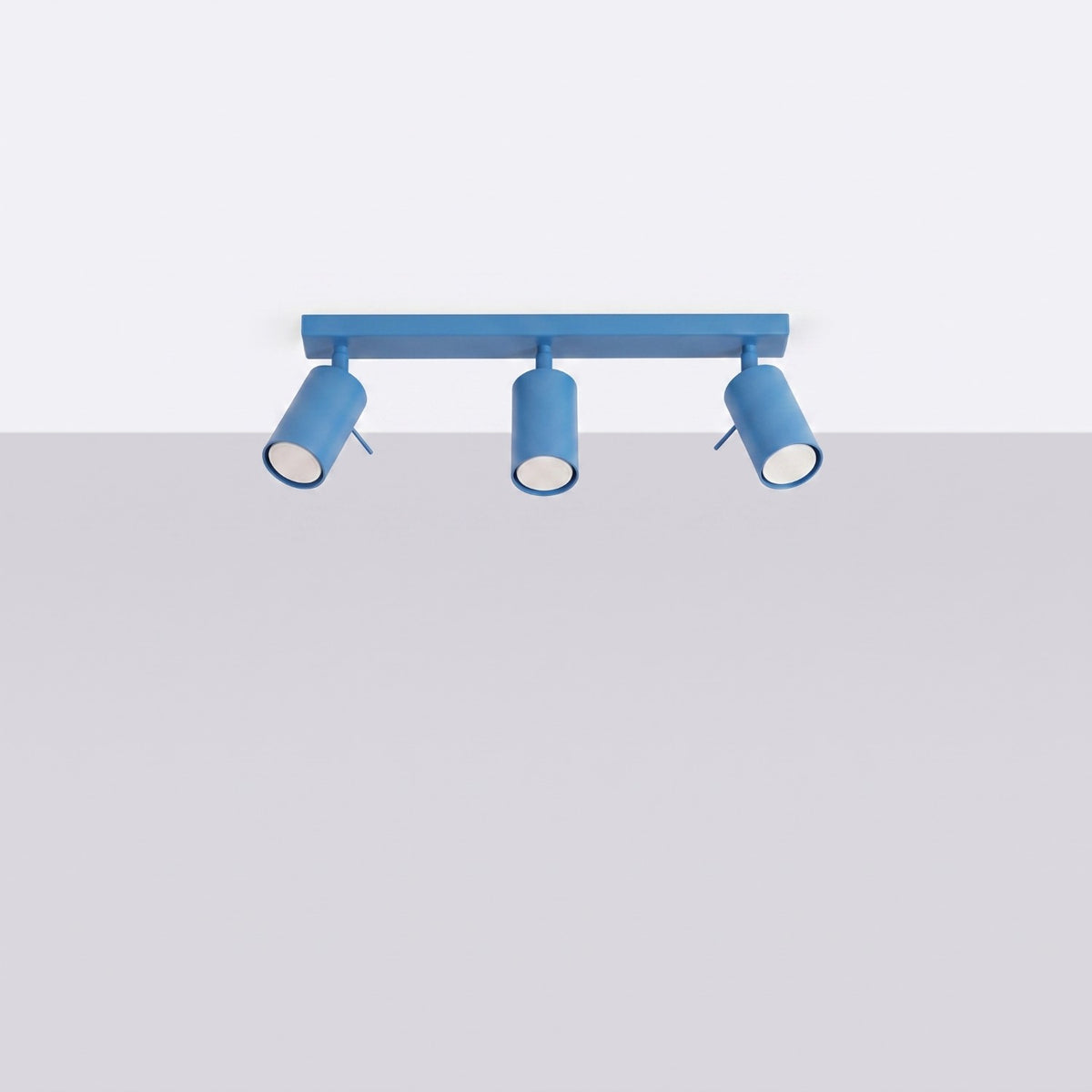 Ceiling lamp RING 3L azure