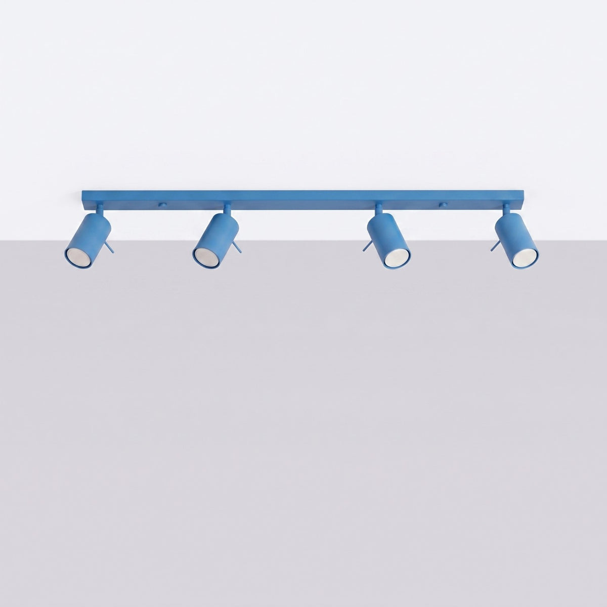 Ceiling lamp RING 4L azure