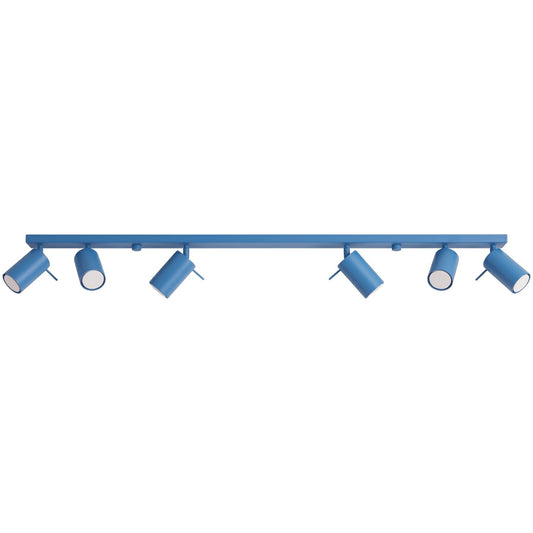 Ceiling lamp RING 6L azure