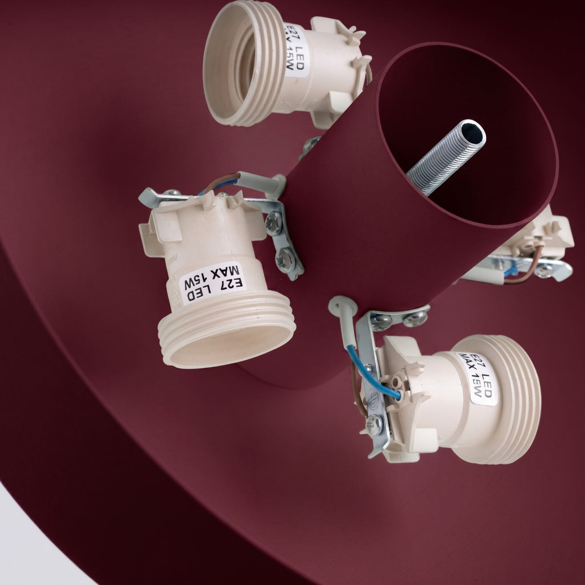 Ceiling lamp OMIQ burgundy