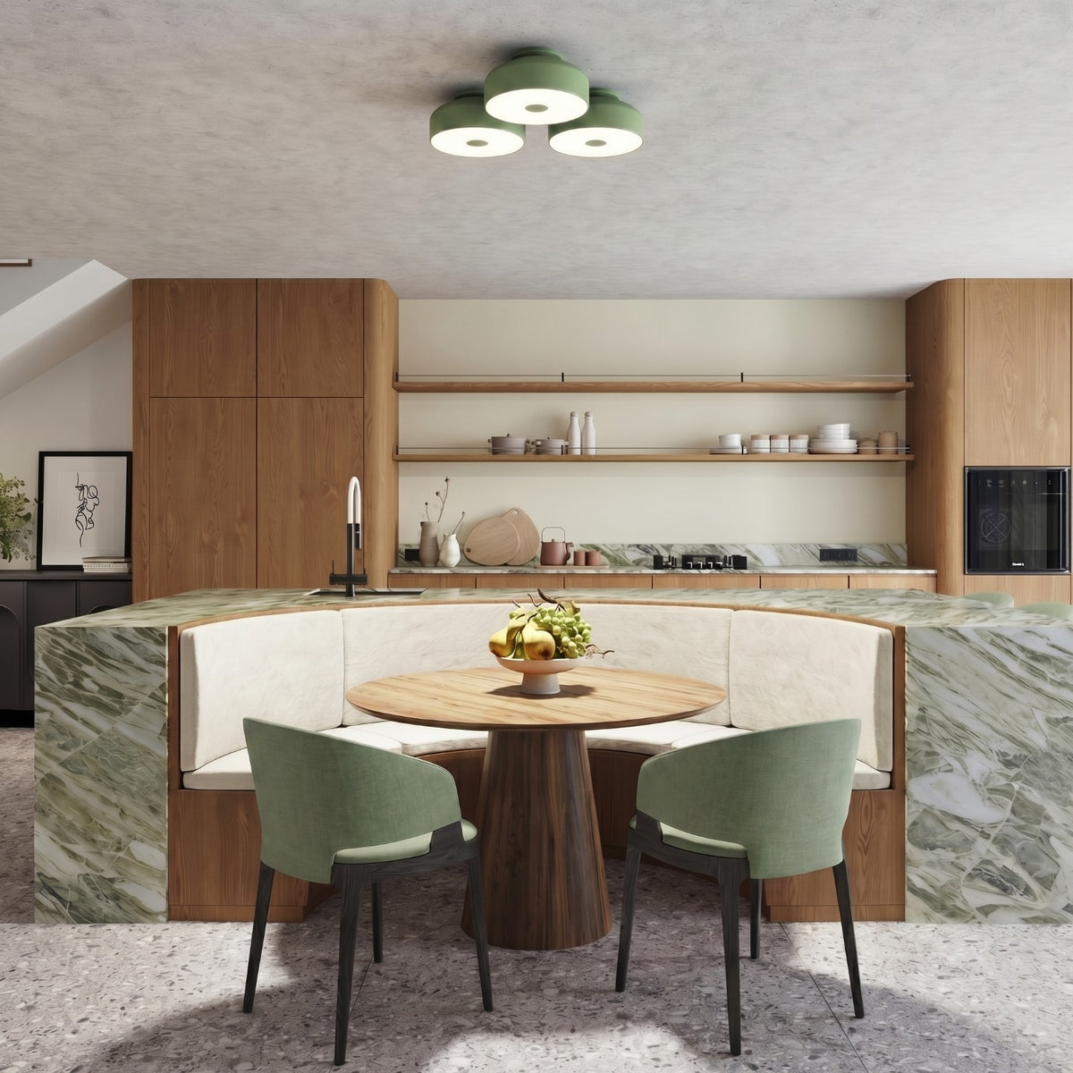 Ceiling lamp OMIQ sage