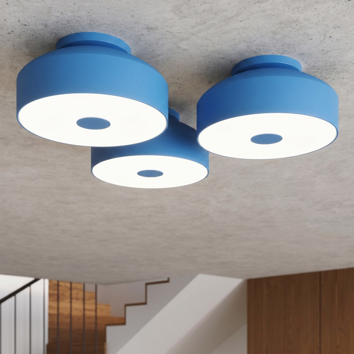 Ceiling lamp OMIQ azure