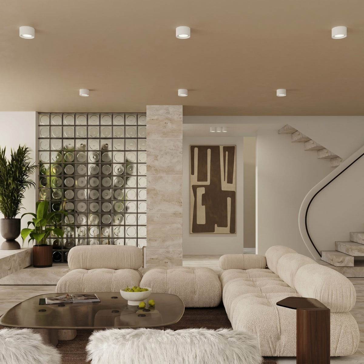 Ceiling lamp MODO 1 white Gx53
