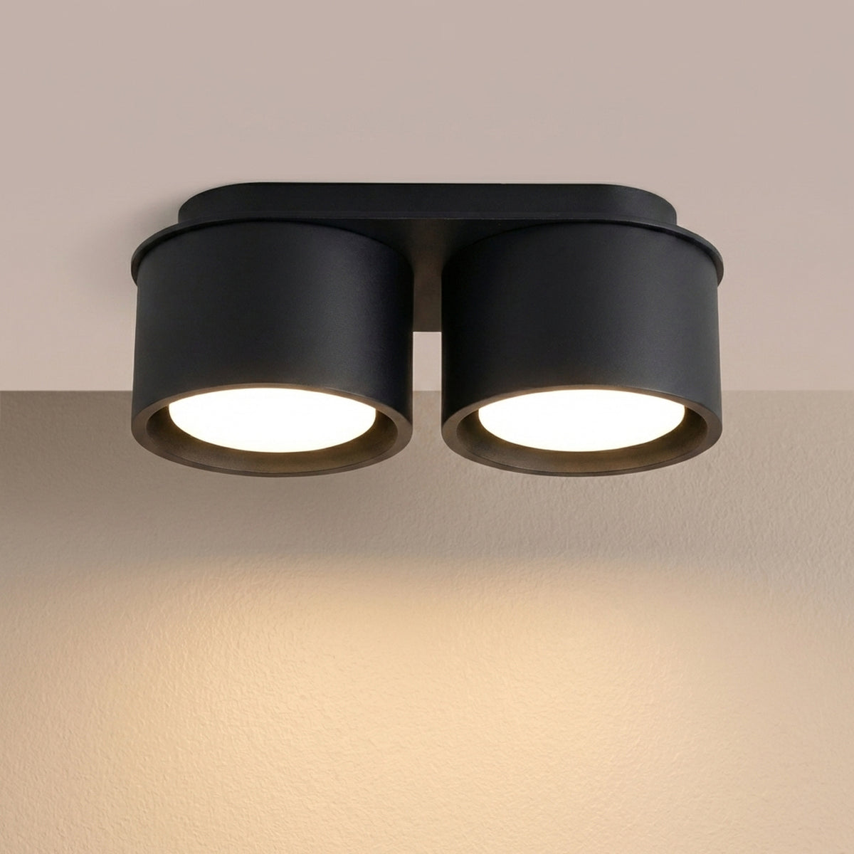 Ceiling lamp MODO 2 black Gx53