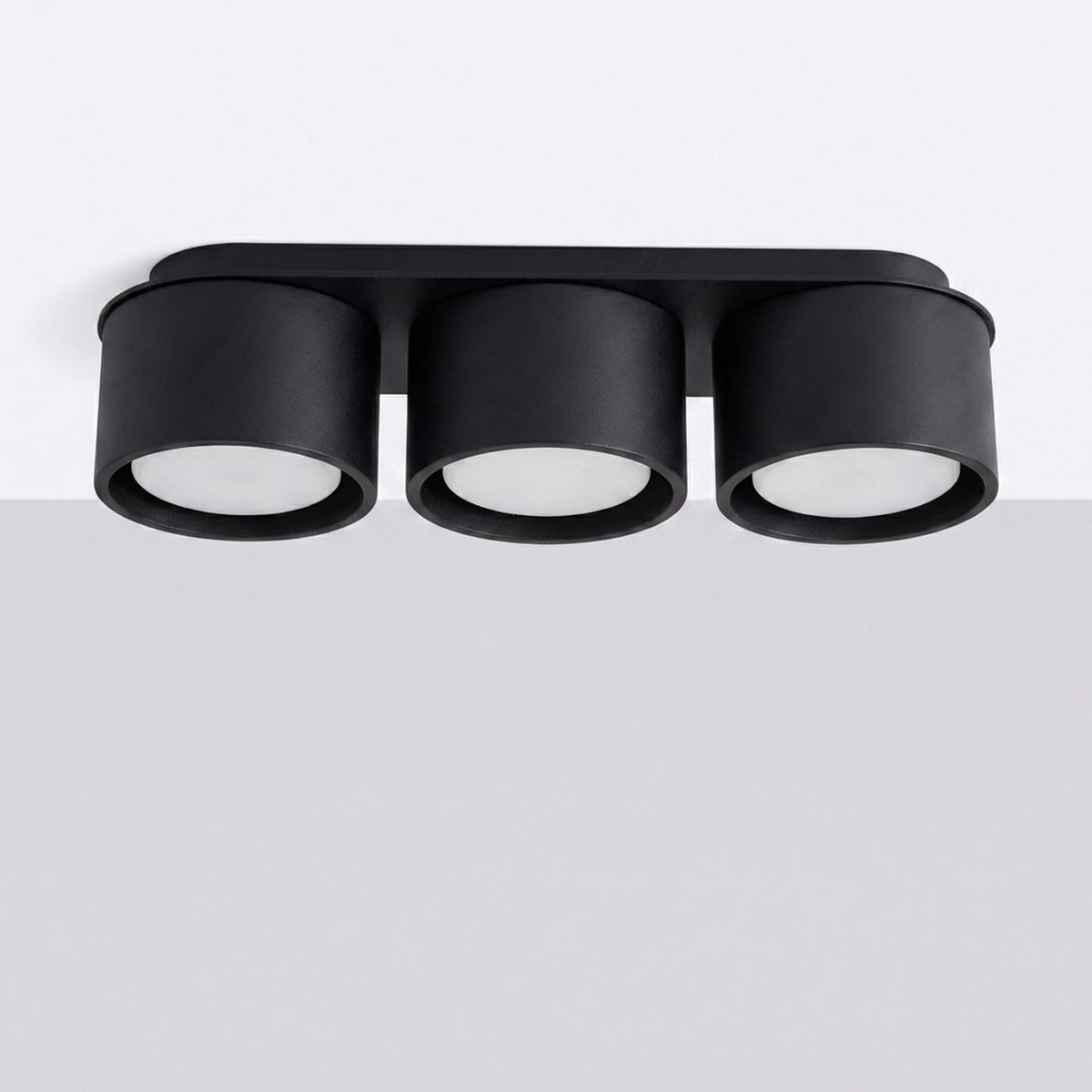 Ceiling lamp MODO 3 black Gx53