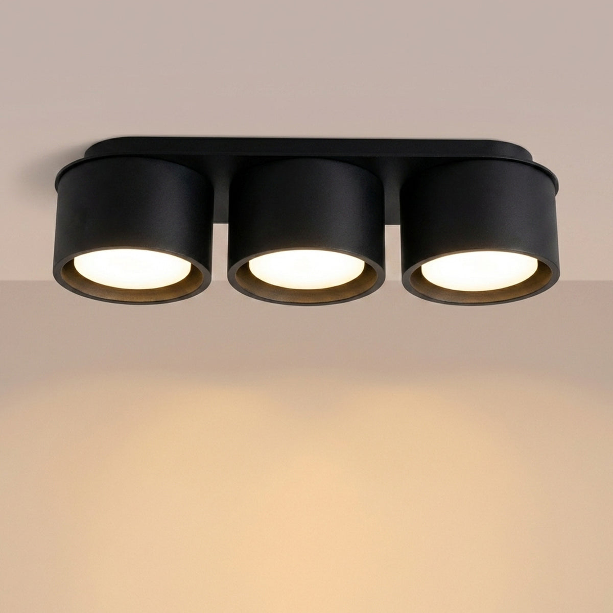 Ceiling lamp MODO 3 black Gx53