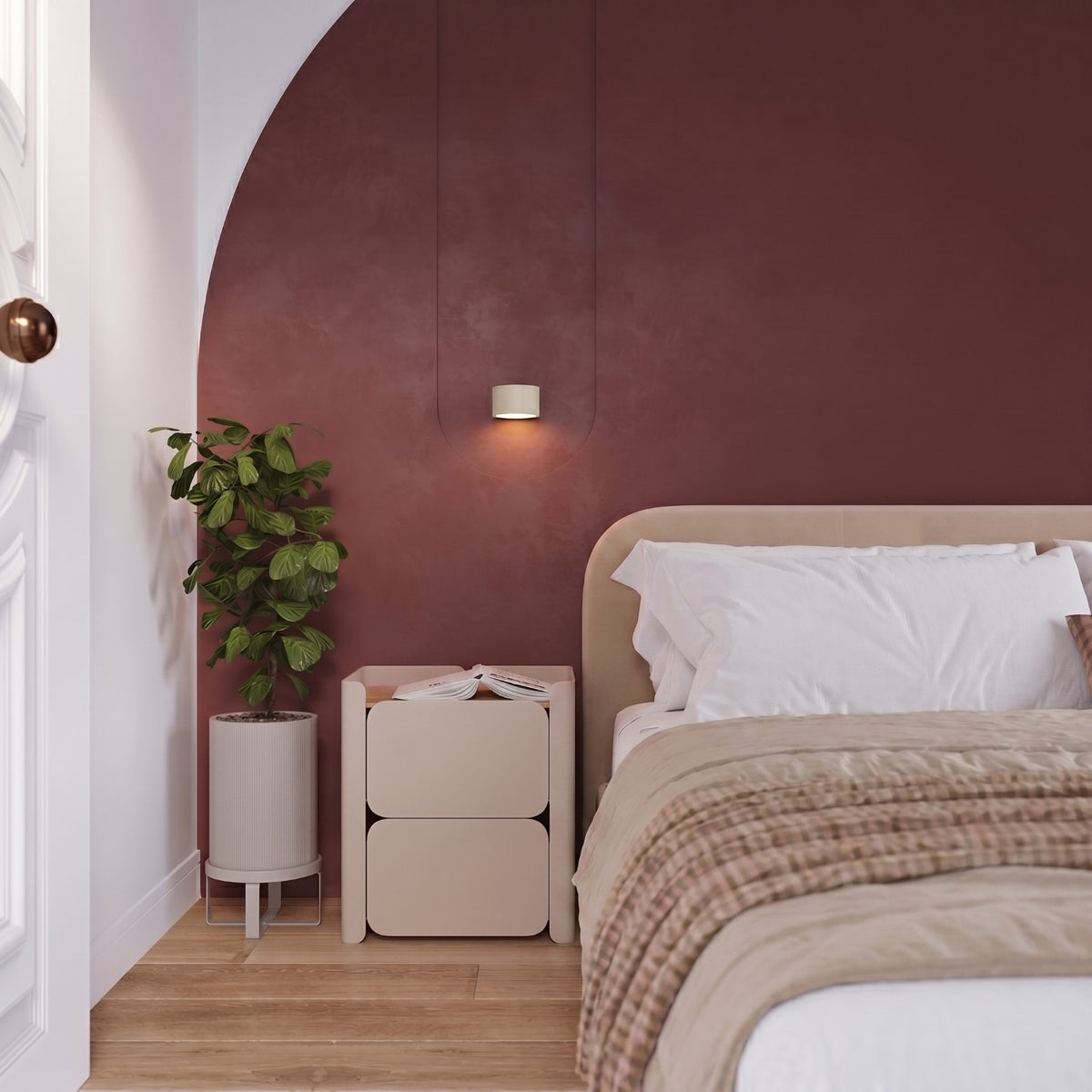 Wall lamp MODO 1 beige Gx53