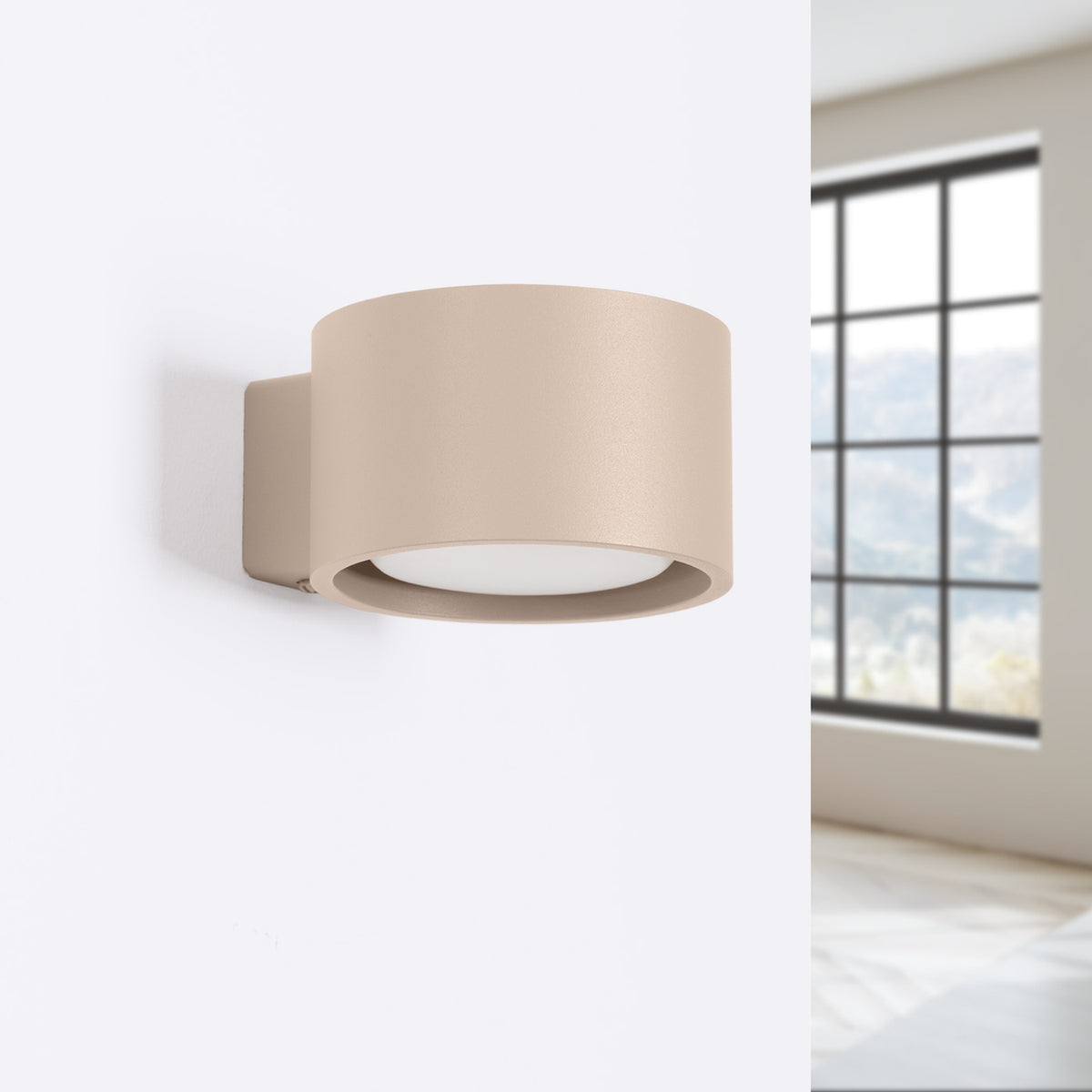 Wall lamp MODO 1 taupe Gx53