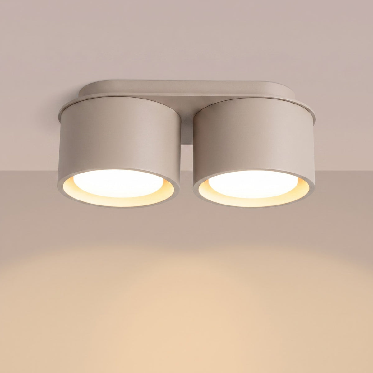 Ceiling lamp MODO 2 taupe Gx53