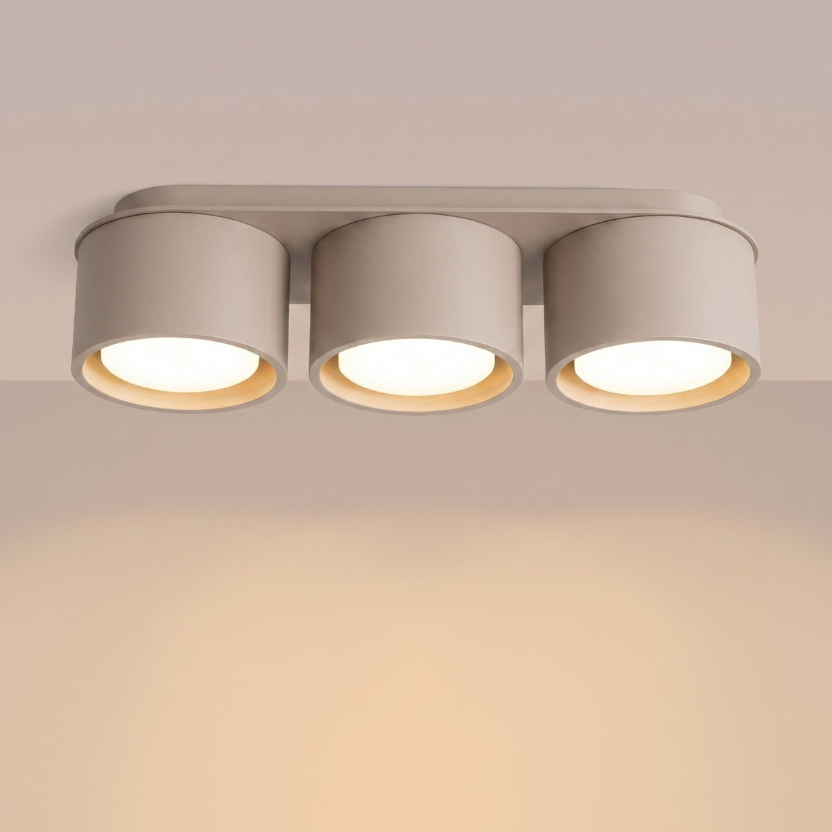 Ceiling lamp MODO 3 taupe Gx53