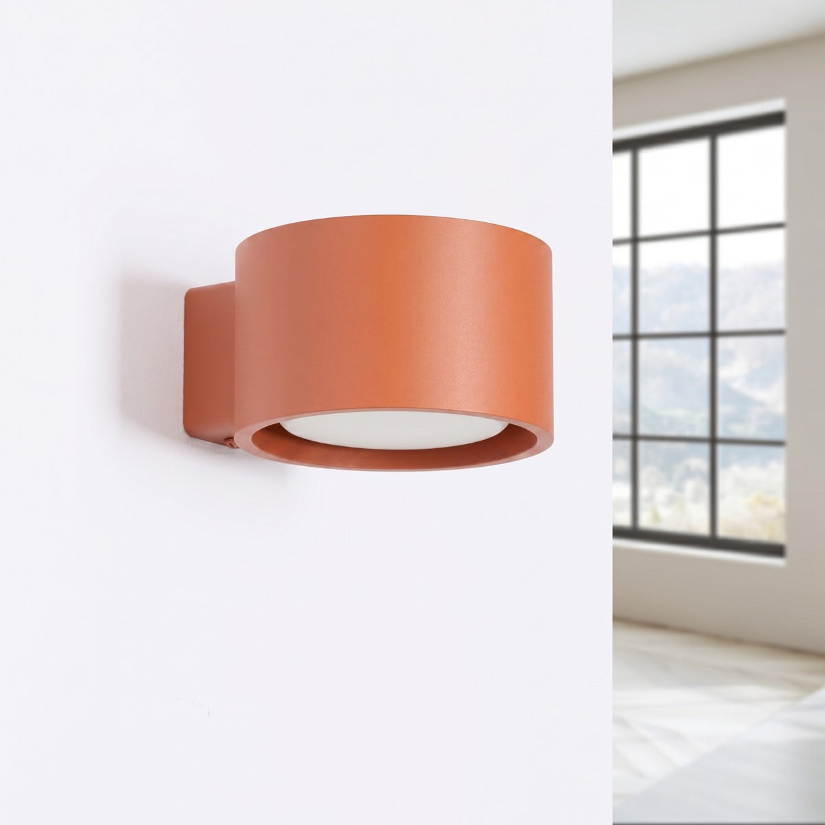 Wall lamp MODO 1 red ochre Gx53